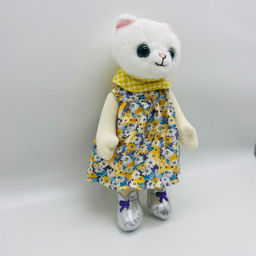 Мягкая игрушка Кошка белая в сарафане - Storyland фото 2