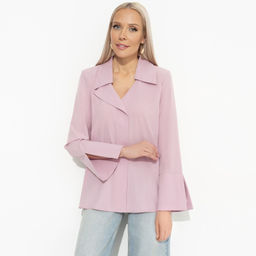 Блуза без застёжки Амбассадор стиля (pink) - Charutti фото 4