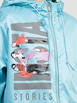 PELICAN, плащ для девочек, Бирюза  фото 11