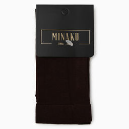 Носки женские MINAKU, темно-коричневые, р-р 36-41