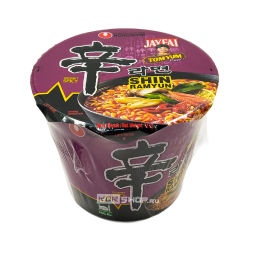Лапша б/п Шин Рамен острая со вкусом тайского супа Том Ям (Shin Ramyun Tom Yum Flavour) Nongshim, Корея, 117 г Акция