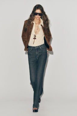 JEANS Z1975 STRAIGHT FIT HIGH-WAIST - Zara фото 7