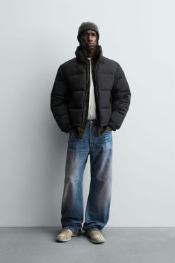 RELAXED FIT PADDED JACKET - Zara фото 9