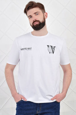 Арт. 6797 Футболка мужская 50-58 (5 шт) Цвет:белый - Идеал фото 7