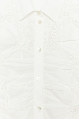 EMBROIDERED SHIRT ZW COLLECTION - Zara фото 6