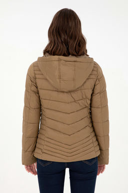 Женское пальто цвета хаки - U.s. polo assn фото 5