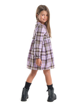 Платье для девочки нарядное UD 7351 бирюз клетка - Mini maxi фото 6