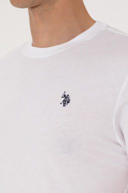 Erkek Regular Fit Bisiklet Yaka Beyaz Basic Ti__rt Sepette S_rpriz _ndirim - U.s. polo assn фото 7