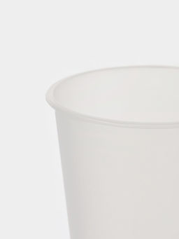 Стаканы одноразовые Bubble cup, набор 25 шт., 375 мл, d=9 см, h=10.4 см, пластик, матовые, прозрачные