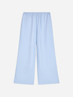 Pantalones de sarga de seda
