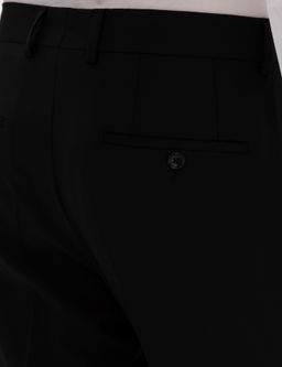 Siyah Slim Fit Kuma_ Pantolon