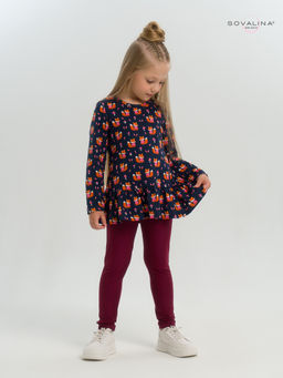 Костюм Алиса лисята на синем-марсала - Sovalina фото 11