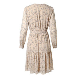 Платье женское короткое MIST plus-size, бежевое, размер 52