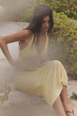 TOP HALTER PLUMETI / Amarillo claro - Zara фото 2
