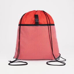 Мешок для обуви на шнурке, цвет красный