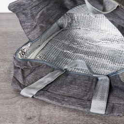 Сумка с эффектом сохранения холода, тепла/термосумка / DFB104grey /уп 100/ 25*14*25, 8,7 л - Галеонтрейд фото 3