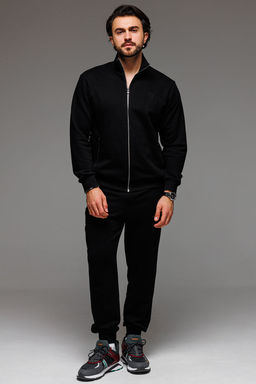 Спортивный костюм GO M3061/40-02.176-182 черный - Pirs фото 3