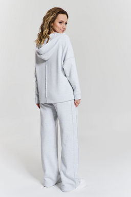 Брюки AVE RARA 4100-1 Светло-серый меланж  фото 2