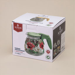 Чайник заварочный 900 мл AGNESS с фильтром "МАКИ" арт. 885-109