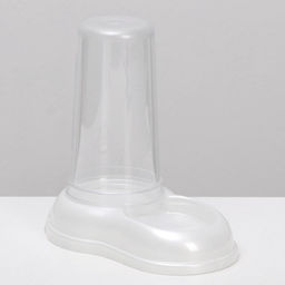 Автопоилка - автокормушка, 600 мл, белая перламутр