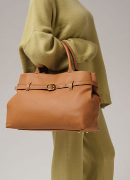 Сумка Deboro 31149 коричневый лист