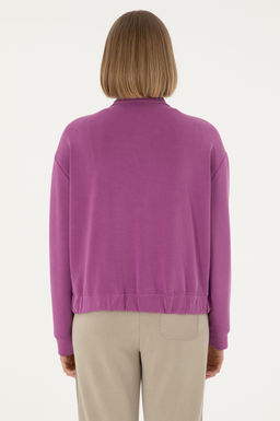 Женский фиолетовый свитшот Неожиданная скидка в корзине - U.s. polo assn фото 5