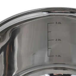 Кастрюля нерж 3,0 л (18 см) ZEIDAN со стекл крышкой, 5-ти слойное капс дно, арт. Z-50243