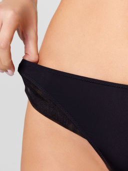 Цена за 2 штуки! Трусы женские бразилиана в черном цвете черный1 412600 - Mark formelle фото 7