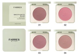 FARRES /2118-01/ Румяна компакт. Natural Urban Bloom" (спелая вишня) 4,5 г. (12)