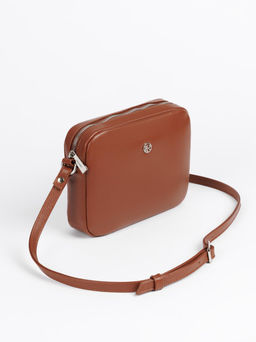 Женская кожаная сумка Richet 3117LN 662 Рыжий