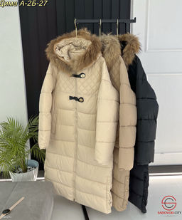 Куртка женская с меховым капюшоном - Bruno фото 4