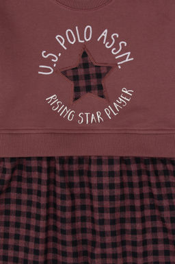 K_z _ocuk G_l Kurusu _rme Elbise - U.s. polo assn фото 3