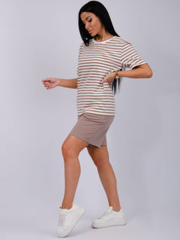 Костюм "Океан" бежевый, трикотаж