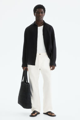 Pantal?n en mezcla de lino Regular Fit - H&m фото 10