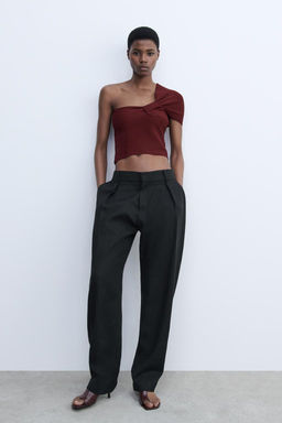 ASYMMETRIC KNIT TOP - Zara фото 7