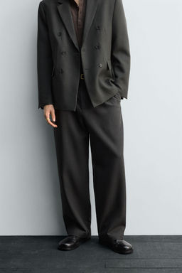 LIMITED EDITION 100% WOOL SUIT TROUSERS - Zara фото 2