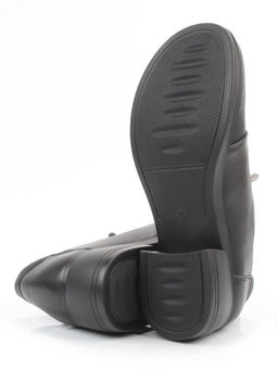 03-YDN15-22 BLACK Полуботинки женские (натуральная кожа)