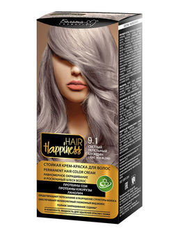 Белита-М Hair Happiness Крем-краска д/волос аммиачная №9.1 пепельный блондин