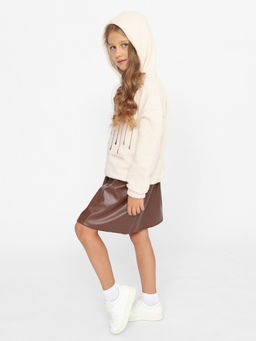 CRB wear/CWJG 63718-13-390 Толстовка для девочки,бежевый меланж/Ex.Cherubino фото 4