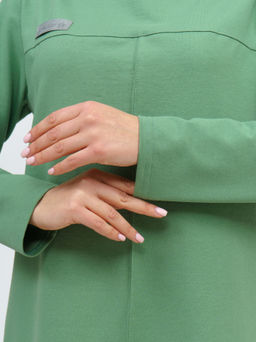 854 Платье "олива"