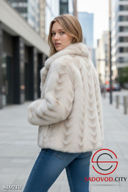 Шуба женская из искусственного меха