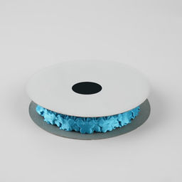 Лента фигурная Бабочки, 12 мм, 9 0,5 м, цвет голубой - Simaland фото 2