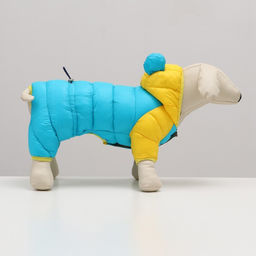 Комбинезон Медвежонок, размер 10 (ДС 25 см, ОГ 34 см, ОШ 24 см), жёлто-голубой - Simaland фото 3