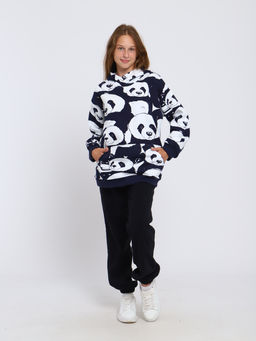 Толстовка "Либерти" темно-синий (панда)