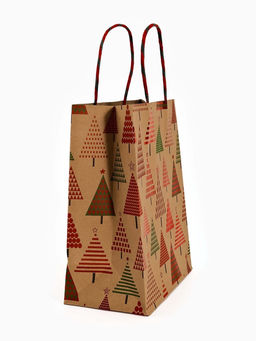 Набор подарочных пакетов «Новогодний», 3 шт, тиснение, 25 × 4 × 30.5 см, 30 × 40 × 11.5 см, 18 × 23 × 10 см