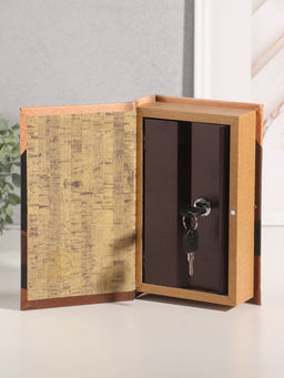 Шкатулка книга - сейф «Франц Кафка. Процесс», дерево, искусственная кожа, тиснение, 21×13×5 см