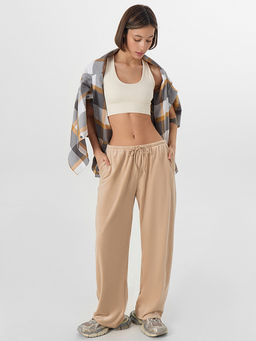 Брюки женские велюровые бежевые - Mark formelle фото 5