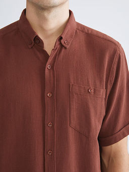 Regular Fit K?sa Kollu Erkek G?mlek