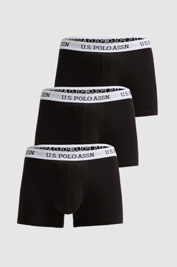 Erkek Siyah 3l_ Boxer Tak_m_