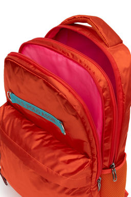 Оранжевая школьная сумка для девочки Неожиданная скидка в корзине